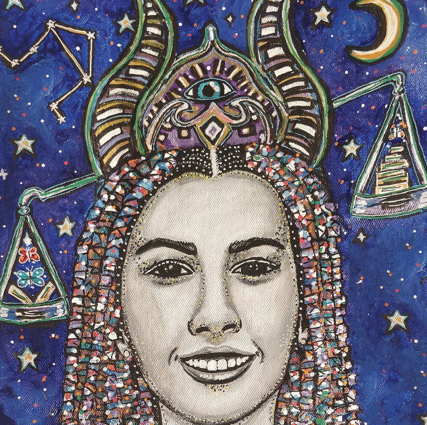 Libra Star Sign Print | A5 & A4 Size or Digital Download