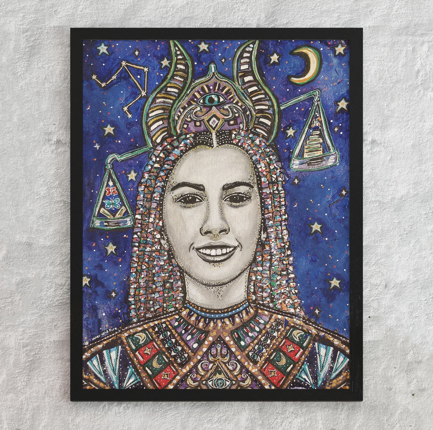 Libra Star Sign Print | A5 & A4 Size or Digital Download