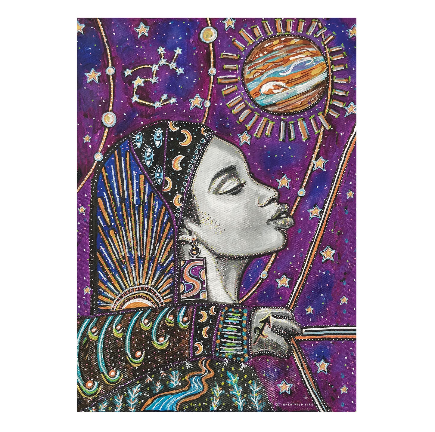 Sagittarius Star Sign Print | A5 & A4 Size or Digital Download