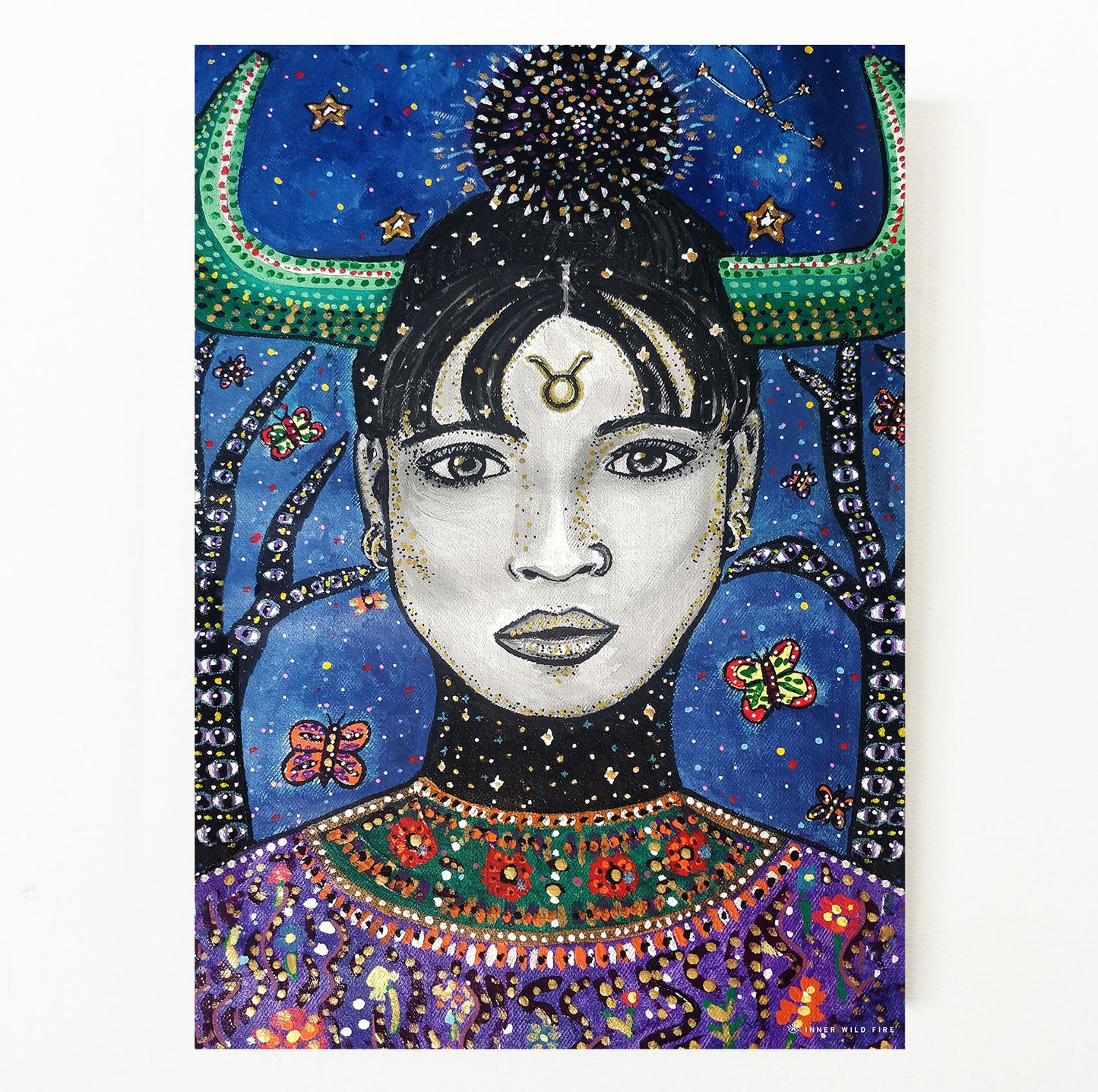 Taurus Star Sign Print | A5 & A4 Size or Digital Download