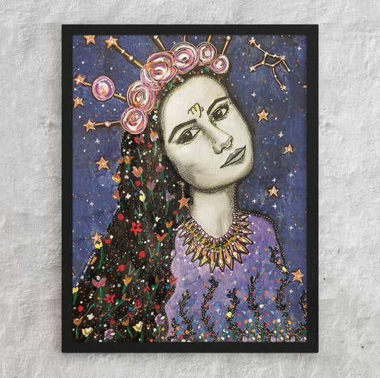 Virgo Star Sign Print | A5 & A4 Size or Digital Download